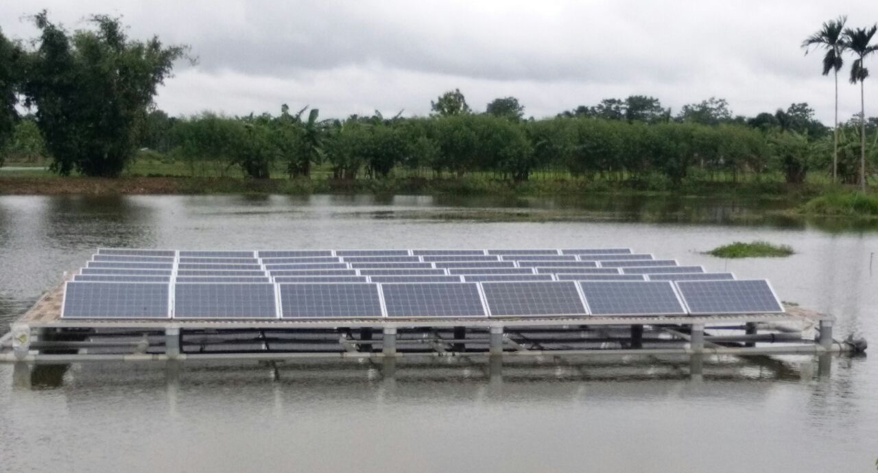 10.5 KW Assam Floating Solar Power Plant
